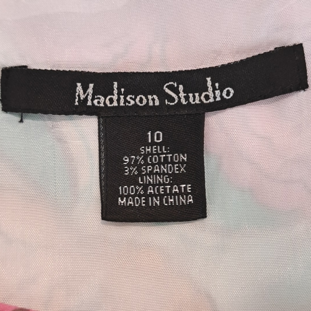 🪻BOGO🪻 Madison Studio Floral Sleeveless Dress Size 10‎ - Picture 8 of 12